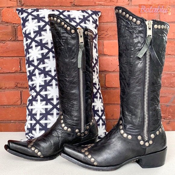 Old Gringo Shoes - OLD GRINGO Rockrazz Studded Tall Western Boots 7.5
